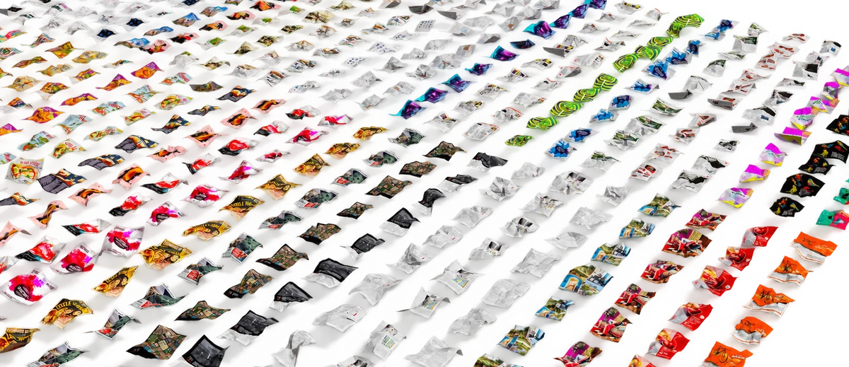 Deformed document images and their flattened results